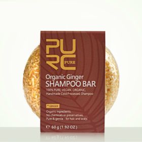Purc Hand-Extracted Soap, Anti-Dandruff, Oil-Control Nourishing Handmade Soap, Spot Fleece-Flower Root And Ginger Shampoo Soap (Option: Ginger fragrance-1PCS)
