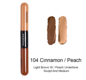 Double Heads Are Suitable For Any Skin Type Natural Color Brightening Liquid Concealer (Option: A 104)